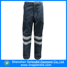 Factory Cheap Cargo Pants Black Cotton Trousers for Men